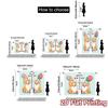 Set Of 2 Minimalist Flat Printing Curtains Without Rod Birthday Corgis Chic Durable Polyester Art Deco Curtain Made