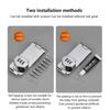 3-Digit Combination Lock Easy To Install Zinc Alloy Password Drawer Locks Mechanical Dial Cabinet Security Cam Lock Refrigerator