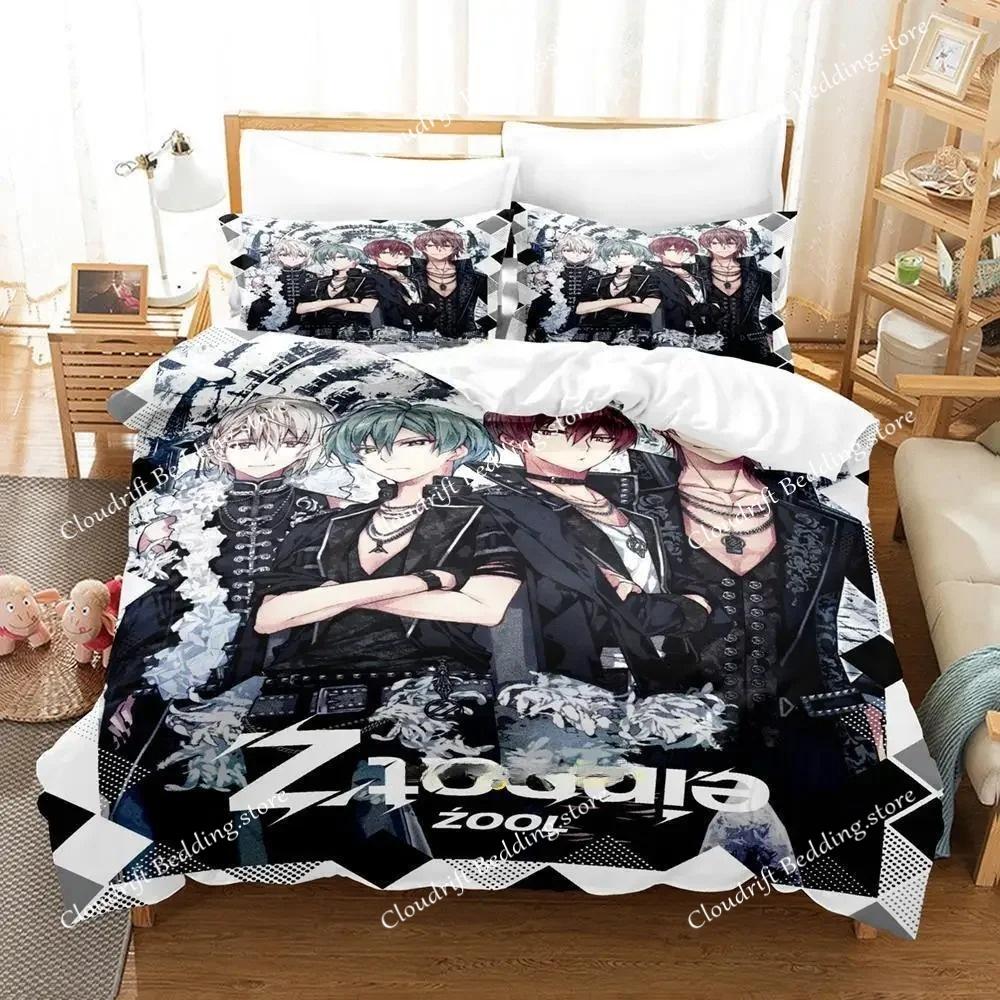 IDOLiSH7 Bedding Set Single Twin Full Queen King Size Bed Set Adult Kid Bedroom Duvet cover Sets 3D Print Anime Bed Sheet Set
