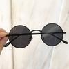 Herrsolglasögon Metall Runda Ram Solglasögon Körsolglasögon Cykelglasögon