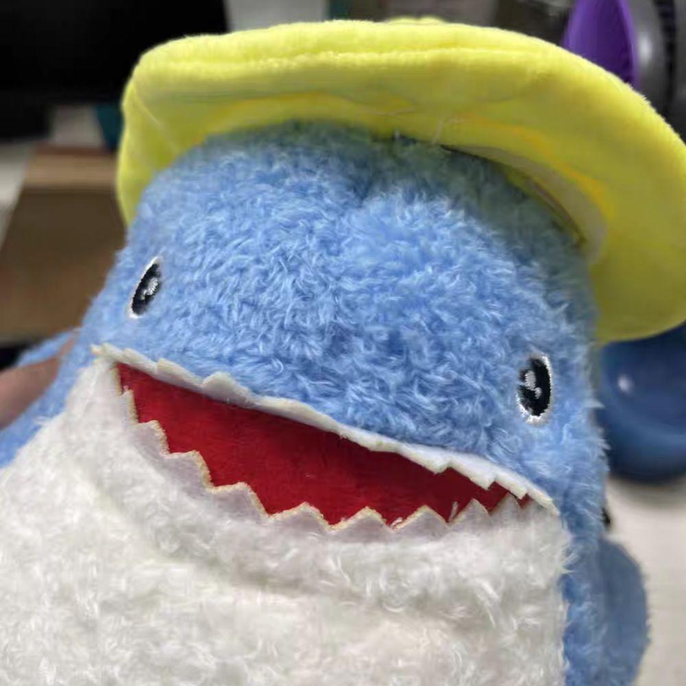 Sea Creature Shark Hat Plush Toy PP Cotton Hat Shark Stuffed Animals  Birthday Parties