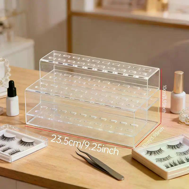 Tweezers Storage Box Multi-Holes Holder Eyelashes Makeup Tools Professional Storage For Eyelash Extensions Tweezers High Quality