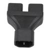 C14 to C13 Y Splitter Male to Female Adapter Cable Power Plug Cord Single IEC320