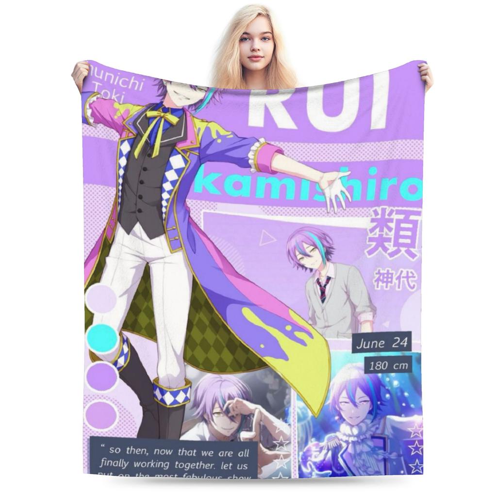 New Rui Kamishiro Blankets Ultra-Soft Fleece Wonderlands x Showtime Comfortable Throw Blanket Machine Washable