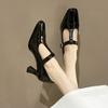 Summer Shoes Ladies Female Footwear Pointed Toe 2025 Retro Comfortable Dress New Flat Spring Pointed Toe Retro Woman