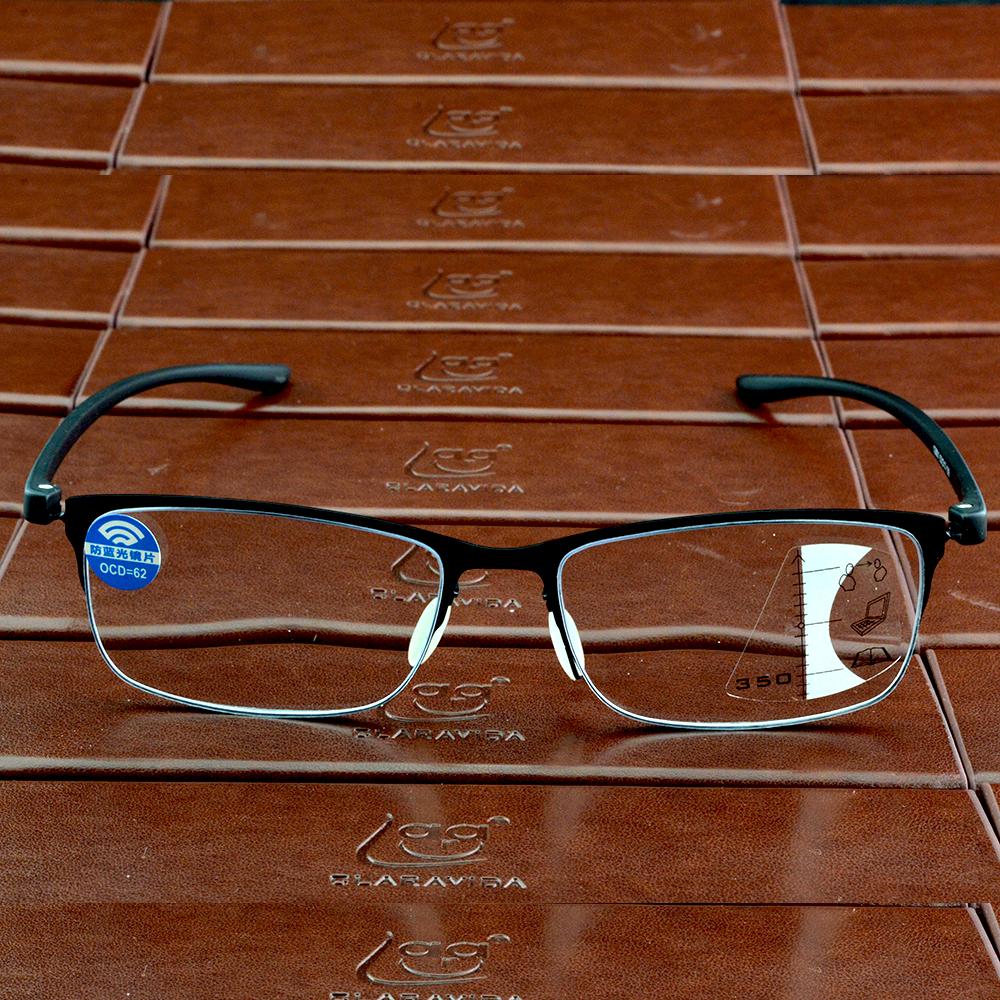 Clara Vida Silikon-Nasenpad, rutschfest, Vollrand, progressive Lesebrille für Männer und Frauen, +1, +1,5, +2, +2,5, +3, +3,5, +4