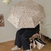 Fully Automatic/Manual Folding Rain Umbrella UV Protection Floral Pattern Sunshade Umbrella with Storage Bag Waterproof
