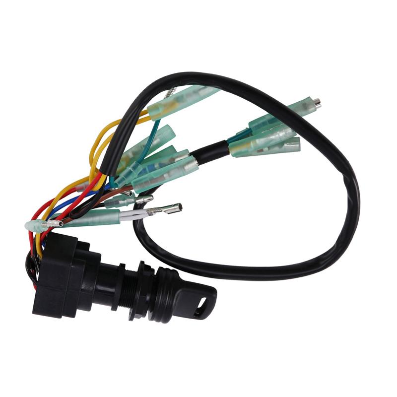 

10X Ignition Switch Key Assy For Outboard Motor Control Box 703-82510-43-00 black green
