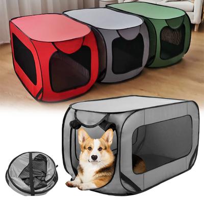 Bärbar stor hundsäng pop up hundkennel inomhus utomhuslåda för husdjur Bilbarnstol Kennel kattsängsamling Hund Biltillbehör
