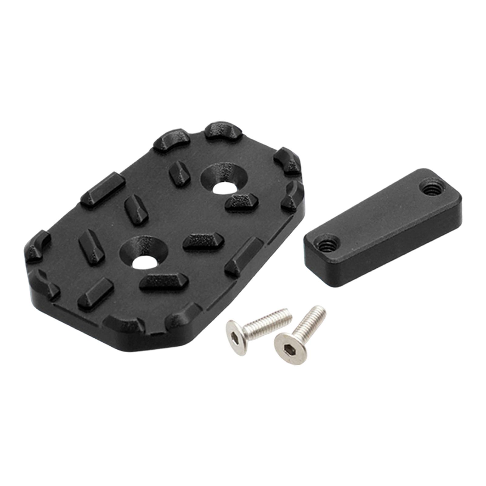 

Brake Pedal Footrest Extension Pad Foot Peg Anti Slip Replace Parts Aluminum чёрный
