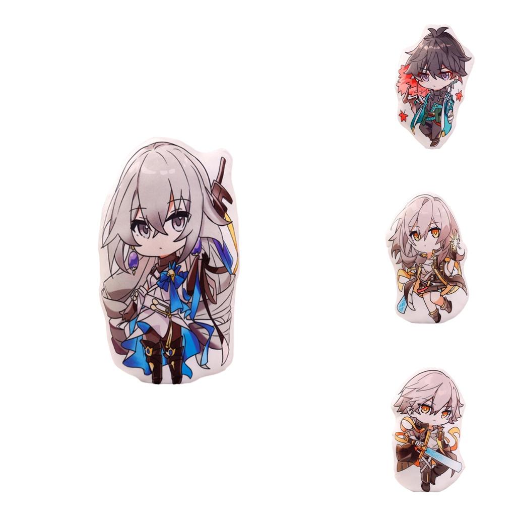 Honkai Star Rail Plush Dolls Throw Pillow Comfortable And Soft Fabric Perfect Gift For Game Fans