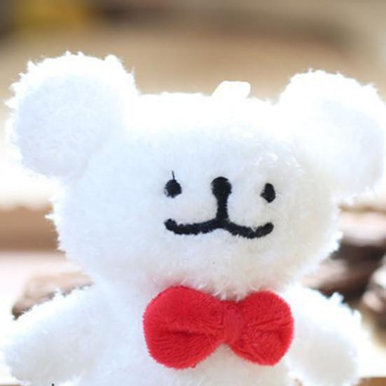 Doll Pendant, Mini Size Portable Keychain Pendant, Soft Velvet Fabric Puppy Design Doll, Durable Accessory for Bags Keys Backpacks