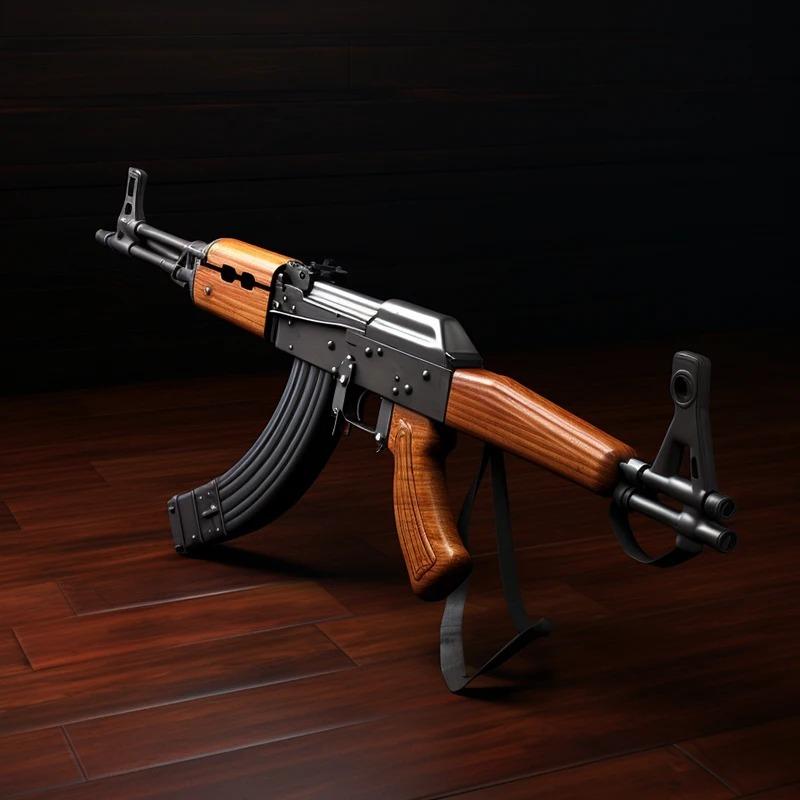 1Pcs Bar Interior Paintings Gun Picture On the Wall Decororation Living Room Rifle Poster Home Decor Canvas Painting AK47 Art