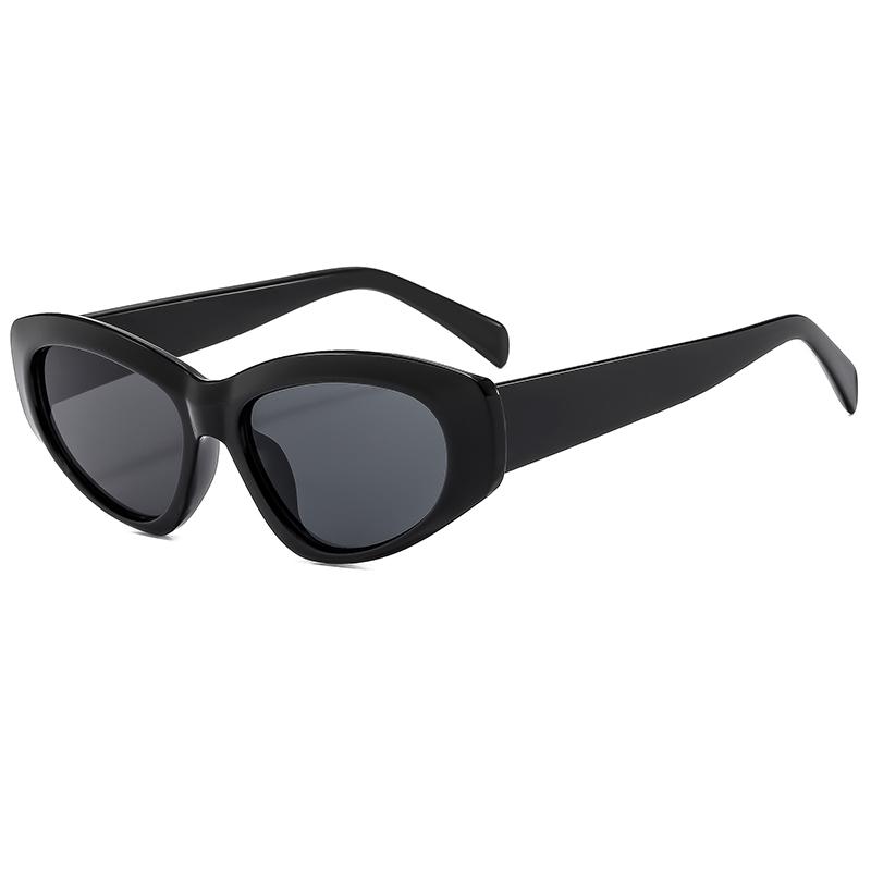 Fashion Classic Shades Eyeglasses Luxury Cat Eye Sun Glasses UV400 Custom Logo Designer Sunglasses Women Ins Trend Lentes De Sol