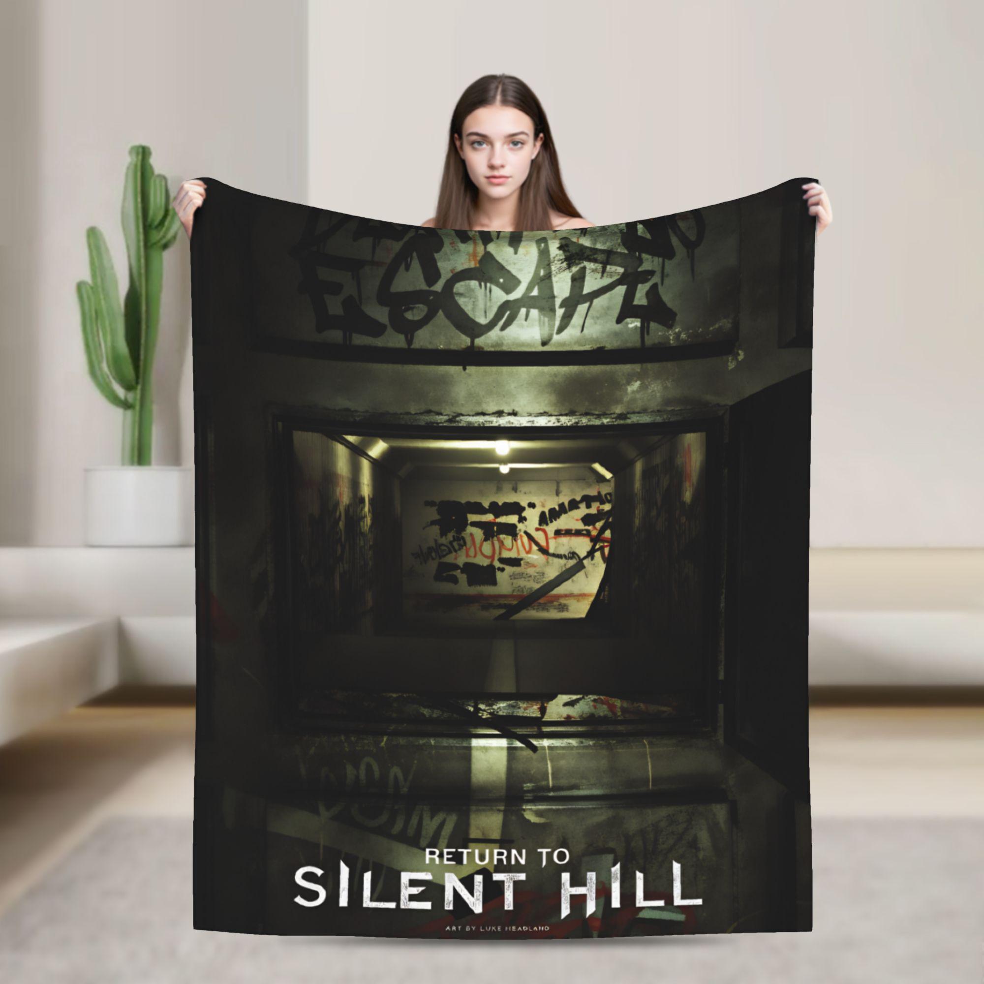Return to Silent Hill Soft Warm Blanket Movie Picnic Plush Throw Blanket Graphic Bedroom Flannel Bedspread Sofa Bed Cover 130x150cm