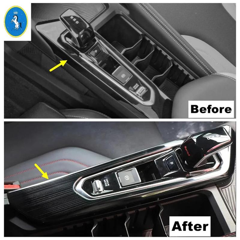 Car Center Console Gear Gear Armrest Box Frame Decoration Cover Trim Accessories For Geely Coolray SX11 / BelGee X50