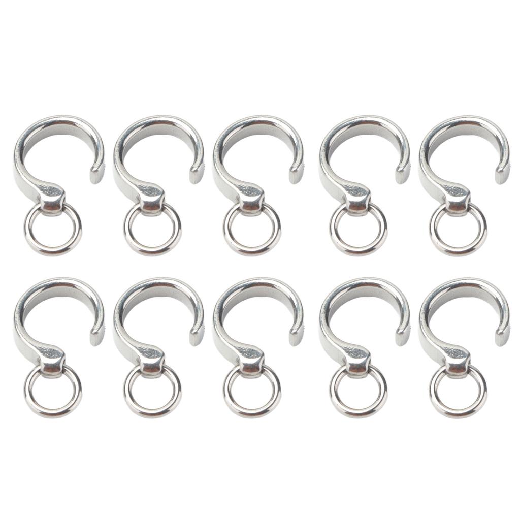 10pcs Bird Foot Ring Stainless Steel Outdoor Parrot Flying Accessory for Birds Training9#