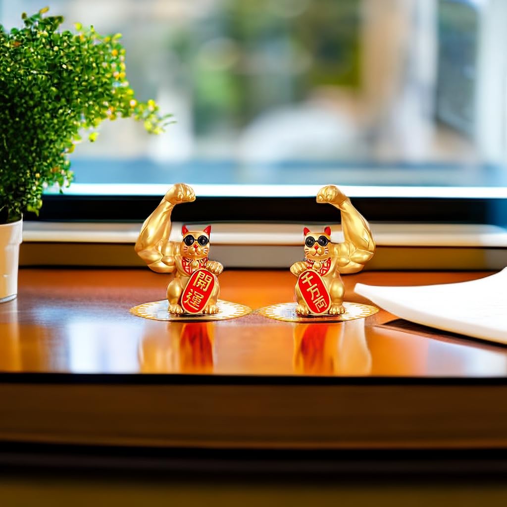 Figurine Brings Good and A Popular Feng Shui Item for Business Grand and A Lucky Charm for and Other Comes with a Ten Million Maneki-neko (beckoning