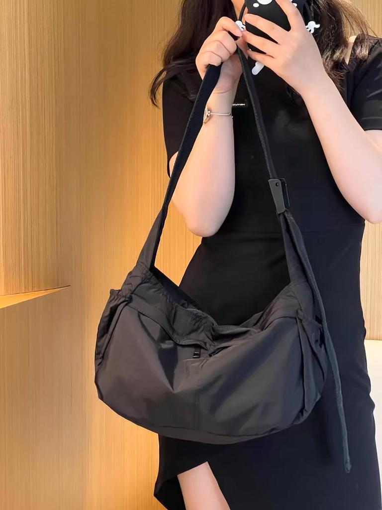 2026 New Foldable Outdoor Shoulder/Crossbody Bag, Unisex Commuter Bags, Waterproof Oxford Cloth, Lightweight and Large Capacity