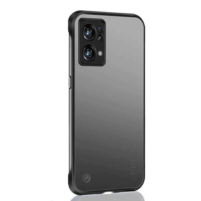 Suitable for OPPO RENO9Pro Matte Borderless Phone Case, FindX5 Metal Lens, RENO8 Anti-drop Hard Case