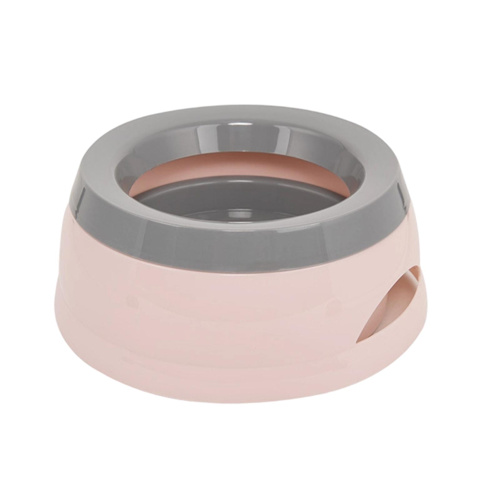 

Spill-proof Dog Water Bowl | Slow Feeder Pet Bowl For Cats And Dogs | -spill Design One Size рожевий