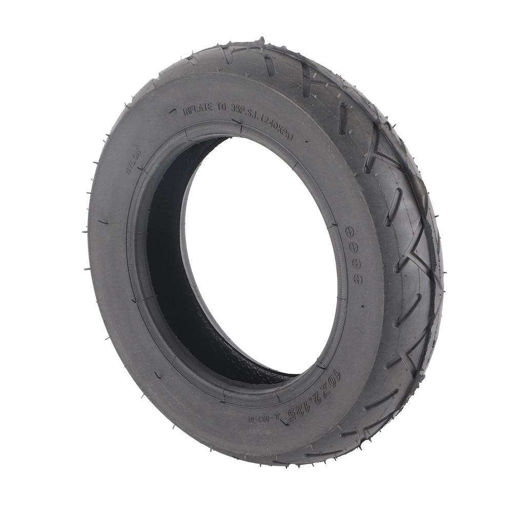 Electric Scooter Tire Rubber Sturdy Shock Resistant Buffering Groove Inflation Tyre 10x2.125