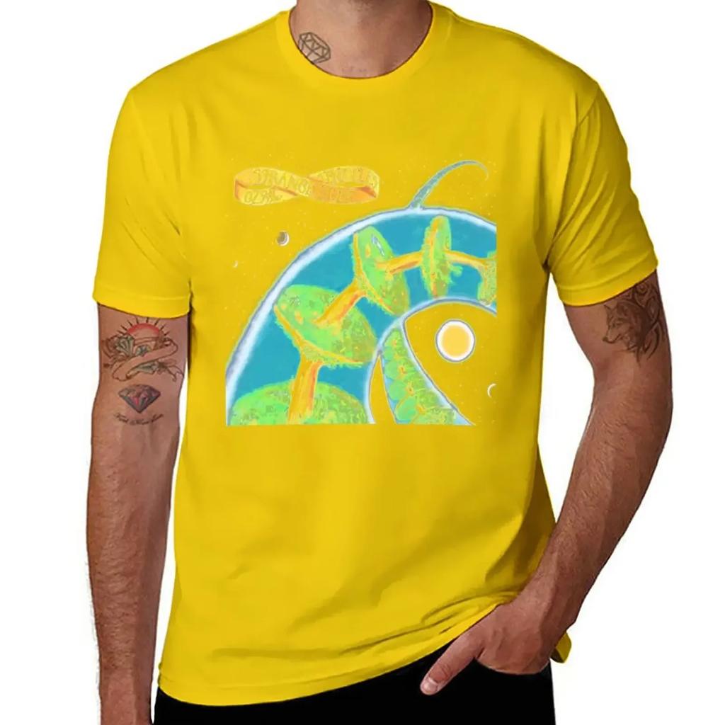Ozric Tentacles - Strangeitude T-Shirt Korean Fashion Anime Clothes Funnys Mens Graphic T-shirts