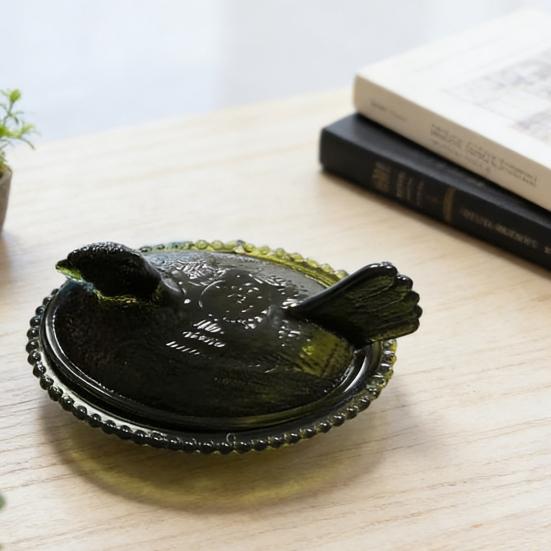 Hen Fruit Bowl Transparent Plastic Decorative Serving Dish for Candy Nuts & Snacks Creative Centerpiece for Living Room Party Table
