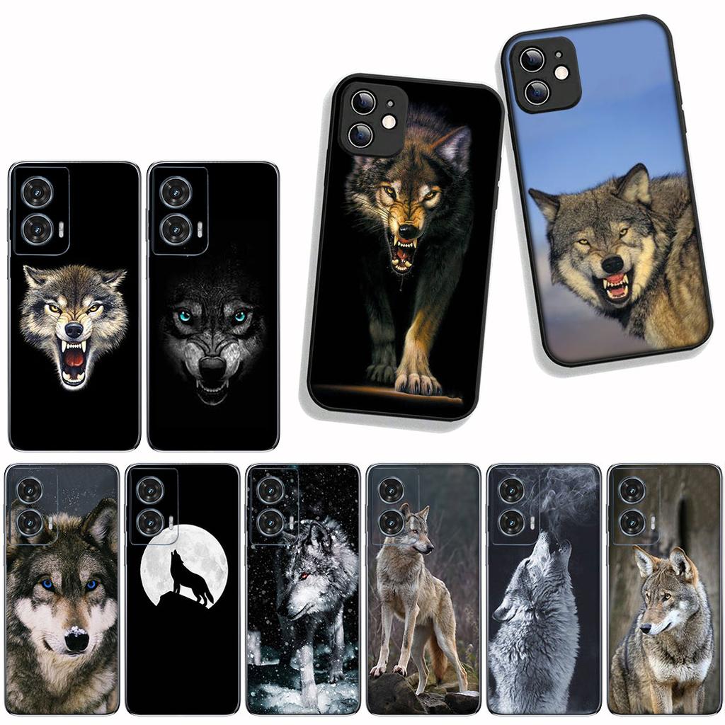 For Apple iPhone 17 16 15 11 Pro XS Max XR 6 7 8 Plus + SE 2020 5 16E Phone Cover Case Stalking Wolf Art