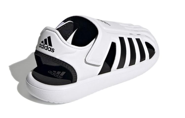 adidas Sandalia de Agua Cómoda Sandalias Infantiles Blanco Negro Niños de 3 a 7 Años FY6044