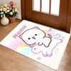 Custom Name Angel Cats Living Room Non-Slip Area Rug Soft Carpet for Bedroom Kids Playroom Sofa Office Home Decor Doormat