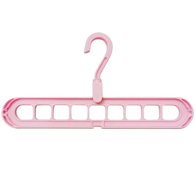 Nine-Hole Rotating Magic Hanger for Storage and Organization
