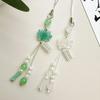Beaded Hand-held Lotus Wealth-generating Mobile Phone Chain New Chinese-style Lotus Flower Pendant Ancient-style Hanging Rope