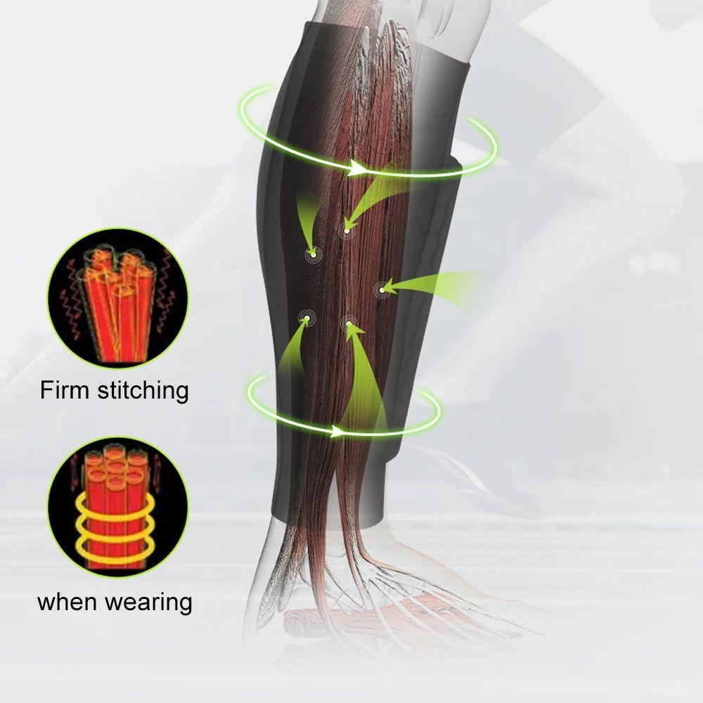 Shin Splint Support Leg Compression Sleeve Polyester Calf Brace  Cycling