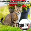 Safety Buckle Cat Collar Adjustable Waterproof For Airtag Collar Anti-Lost Reflective Strips For Airtag Holder For Air tag