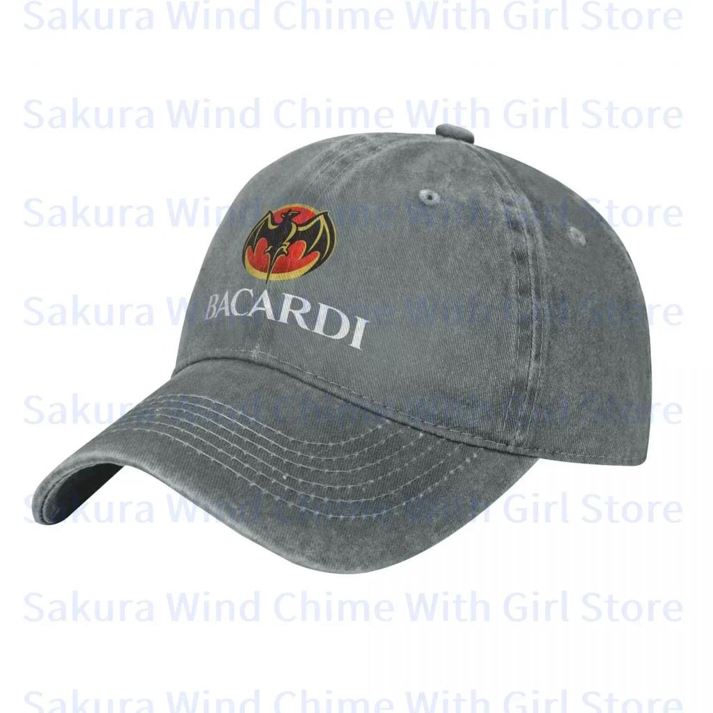 Fashion Bacardi Baseball Cap for Men Cotton Hats Adjustable Hat Casual Truck Driver Hat