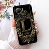For Infinix Note 12 VIP Case Silicone Luxury Crown A-Z Letters 2D Flat Pattern Soft Casing For Infinix Note 12VIP X672 Cover