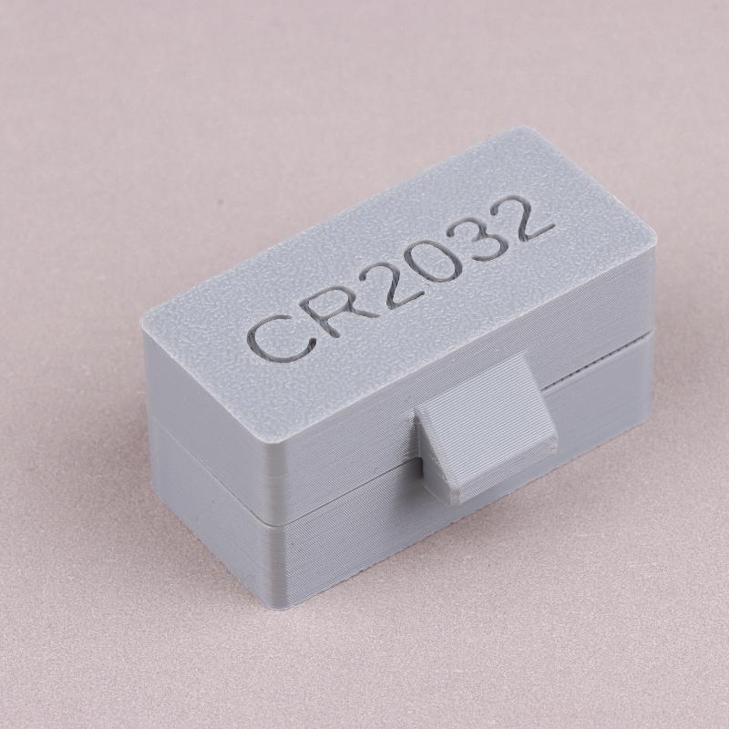 10-Hole Cr2032/Cr2025 Battery Box Coin Cell Battery Storage Case Portable Batteries Protective Holder Small Battery Organizer