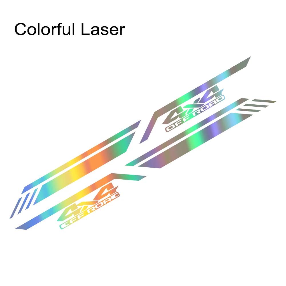 

120x10cm Car Stickers Decals 4X4 Off Road Graphics Vinyl Decal Car Pickup Truck Side Sticker Auto Styling Decoration Accessories