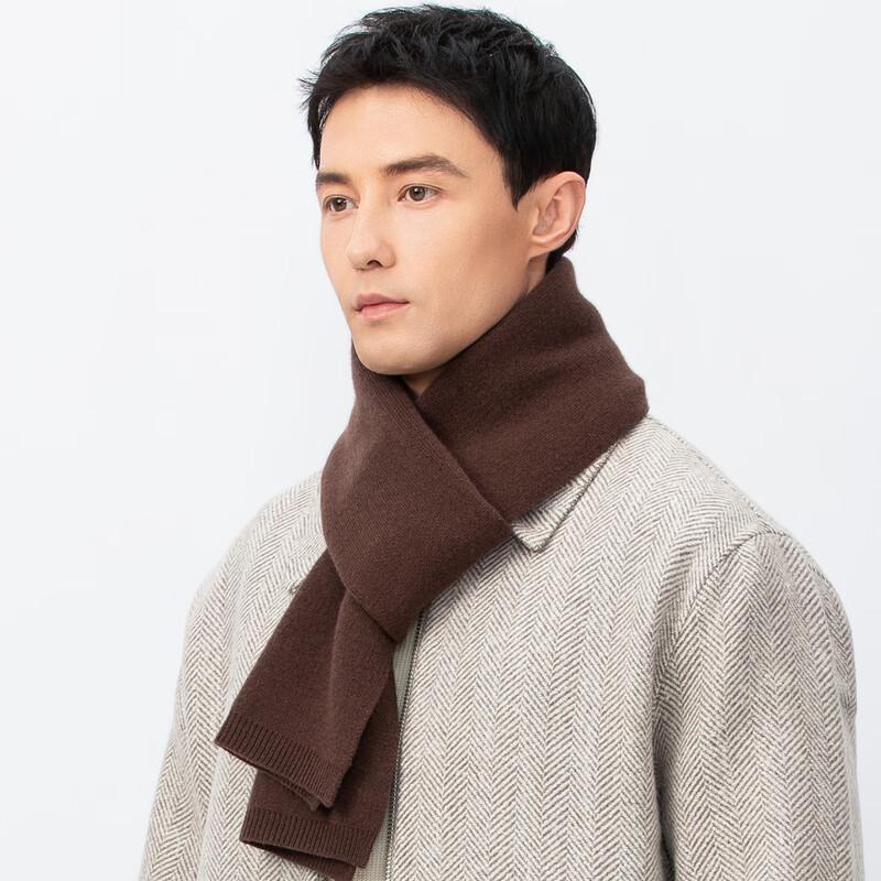 

Мужской вязаный шарф Siggi из 100% шерсти 170cm×25cm