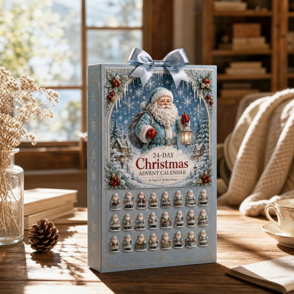 Pack 2D Flat Acrylic Christmas Ornaments, Hanging Decorations for Christmas Tree, Winter Holiday Set