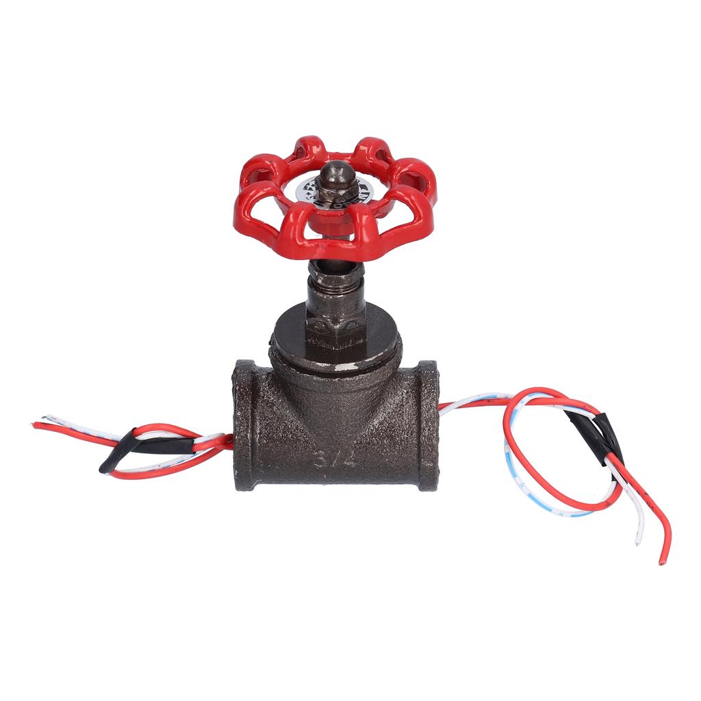 Vintage 3/4in Stop Valve Rotating Light Switch with Electric Wire for Steampunk Lamps Table Lamps
