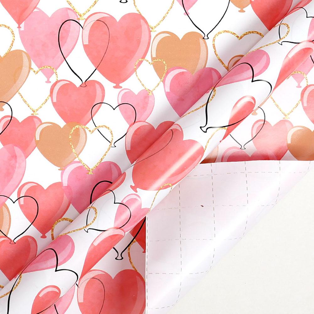 43x00cm Gift Wrapping Paper Colorful Happy Birthday Balloon Dinosaur Gift Packaging Wedding Birthday Party DIY Craft Paper