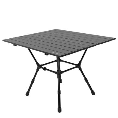 Mesa de acampamento MOON LENCE mais estável ao ar livre 3 degraus altura ajustável liga de alumínio mesa de rolamento churrasco dobrável compacto resistente ao calor capacidade de carga