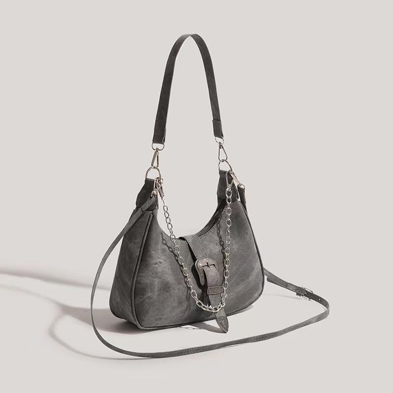 High-quality Vintage Single-shoulder Bag, Leather Bag At The Armpit, Chain Handbag