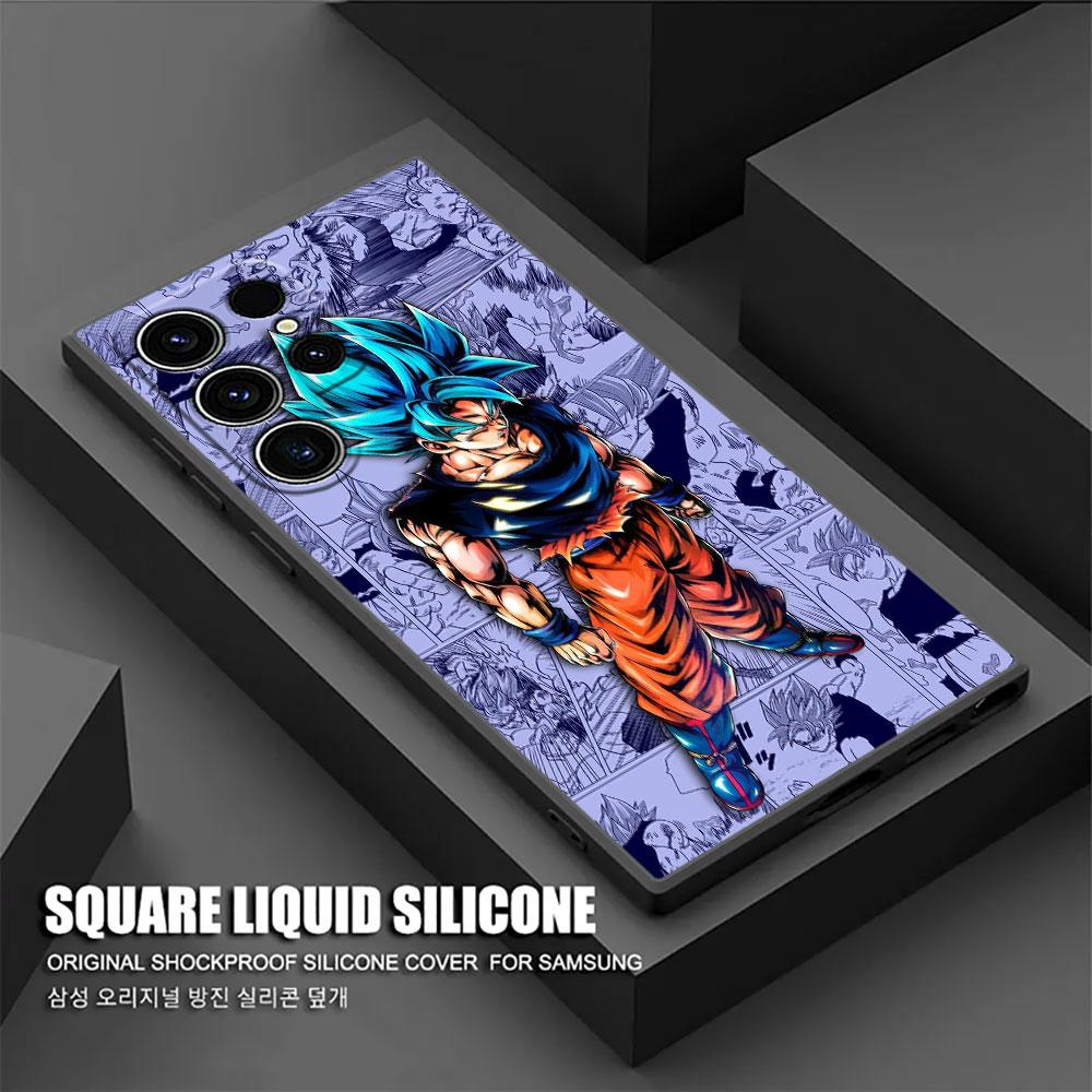 Dragons Balls Comics Goku Phone Case For Samsung Galaxy S25 S24 S23 S20 S21 FE S26 S22 Ultra S26 Plus S25FE Soft Silicone Cover