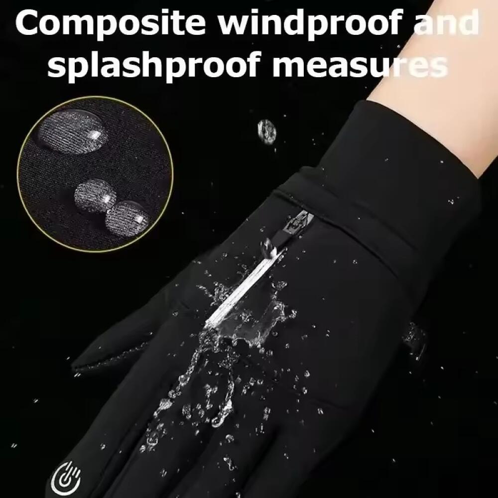 Winter Men's Women's Warm Gloves Windproof Waterproof Touchscreen Gloves Outdoor Sports Cycling Fishing Skiing Running Gloves