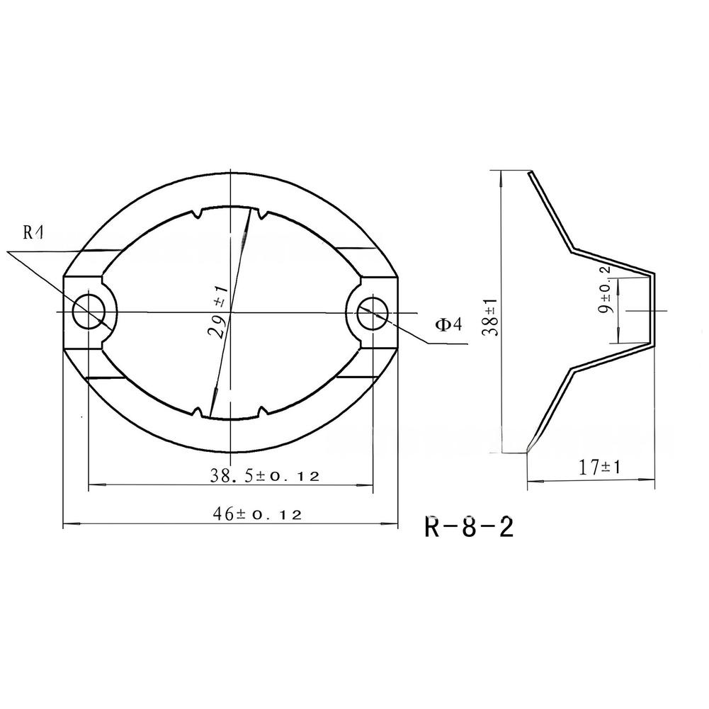 1Pcs Steel Tube Clip Holder Wave Clamp For Kt88 6550 EL34 Audio For DIY Project Metal Tube Clip Holder