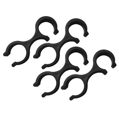 4Pcs Plastic Cable Clips S Shape Walking Stick Accessories Lightweight Reusable Outdoor Gear Trekking Poles Storage Clasps