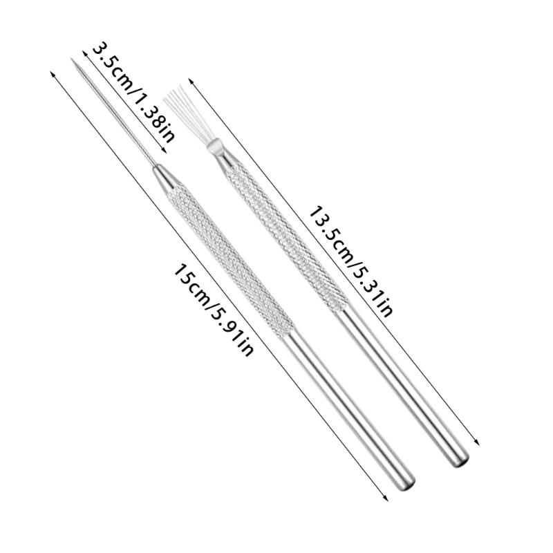 Lera Keramik Nålverktyg Med Ergonomiskt Grepp Keramik Hantverksverktyg För Keramisk Detaljering Och Konstnärliga Snidningsprojekt